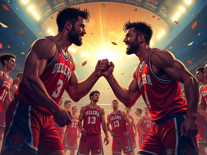 🤣笑死！杨瀚森大帽理查兹，结果被后者踢到了蛋蛋，下来一直捂着